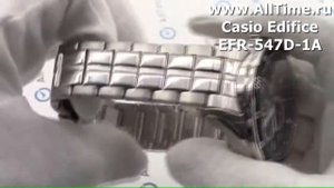 Обзор. Мужские наручные часы Casio Edifice EFR-547D-1A с хронографом