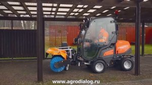 Садовый райдер Husqvarna P525D – легкая смена навесного оборудования
