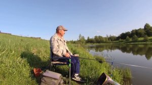 Вечерняя рыбалка на мах за уклейкой.