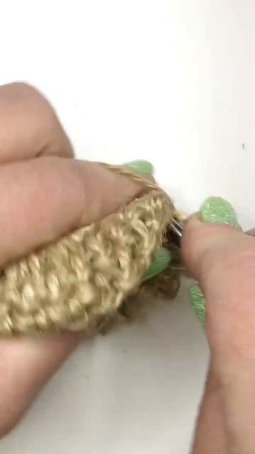 Вязание крючком. Салфетка из джута. смотреть онлайн