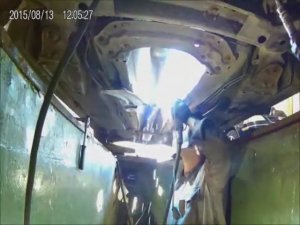 Volvo S80 Замена гофры и резонатора. Удаление катализатора.