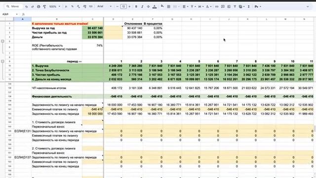 Финансовая модель транспортной компании _ Пример смотреть онлайн