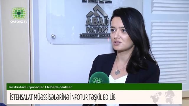 Tacikistanlı qonaqlar Quba "ABAD" factory-də olublar