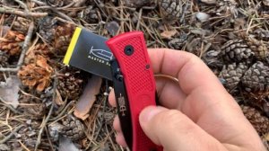 Нож складной Ka-Bar KA4062RD Dozier Folding Hunter, Black Blade, Red Handle