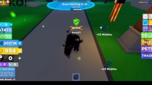Играю в ⚡Ninja Legends! ROBLOX