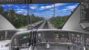 ЭП2Д - 0002 в Trainz Railroad Simulator 2022.Торможение ЭДТ.