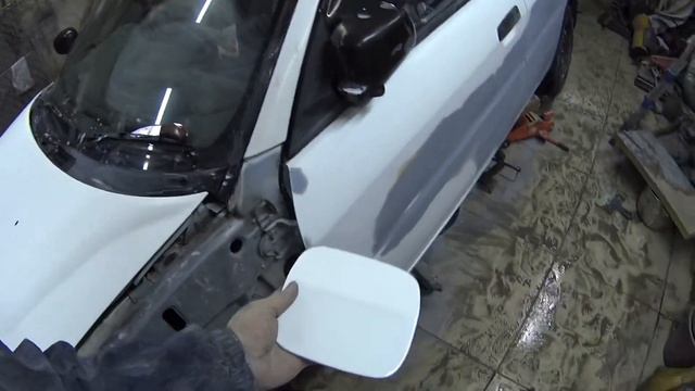 Mitsubishi mirage покрашен. Оживление мертвеца полным ходом