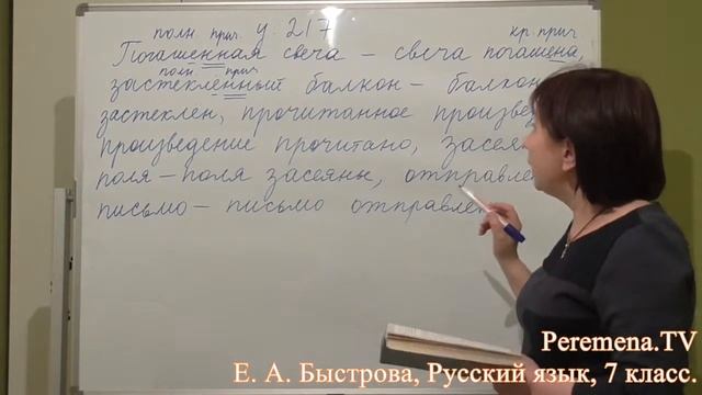Peremena TV Русский язык Быстрова  217