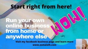 Run your own online business right from here