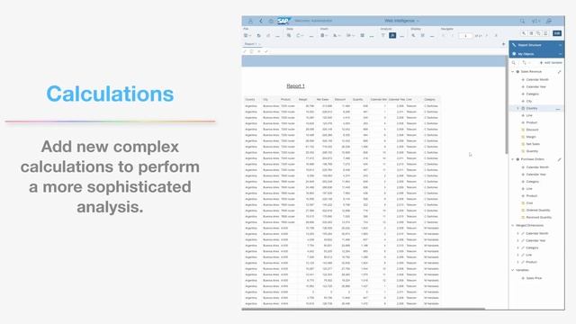 Use Web Intelligence Data Model in SAP BusinessObjects BI 4.3 - BI Spectrum Analytics Academy