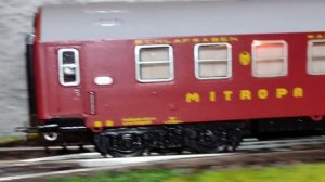 Тепловоз BR120 245-6, Gützold (Piko Old)  с вагонами Schiht  H0, 1:87, (4K UHD)