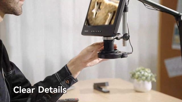 TOMLOV DM602 Flex 2024 - Upgraded Flexible Stand Boom Arm Digital Microscope смотреть онлайн