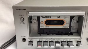 Toshiba PC-X10M Cassette Deck Demo