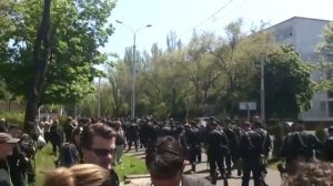 В Мариуполе  'Милиция с народом' 07 05 2014