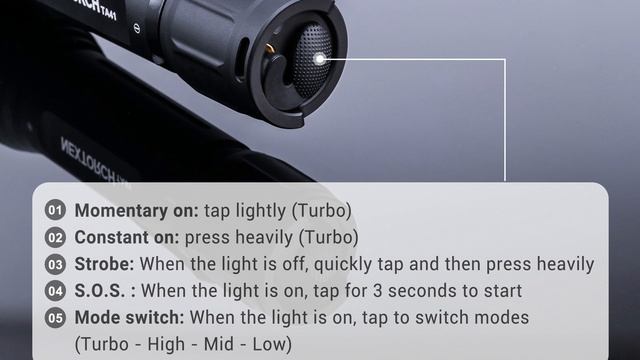 NEXTORCH TA41 High Performance Tactical Flashlight смотреть онлайн