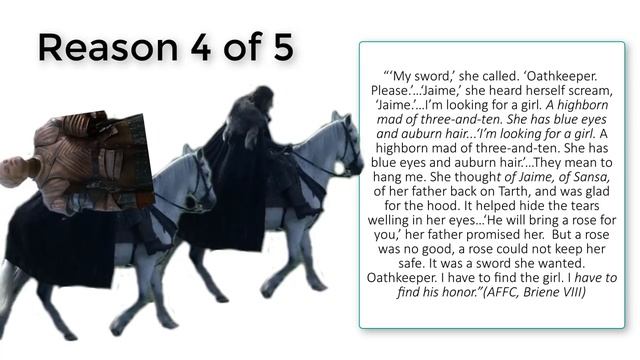 What will happen to Jaime Lannister and Brienne in the books? смотреть онлайн