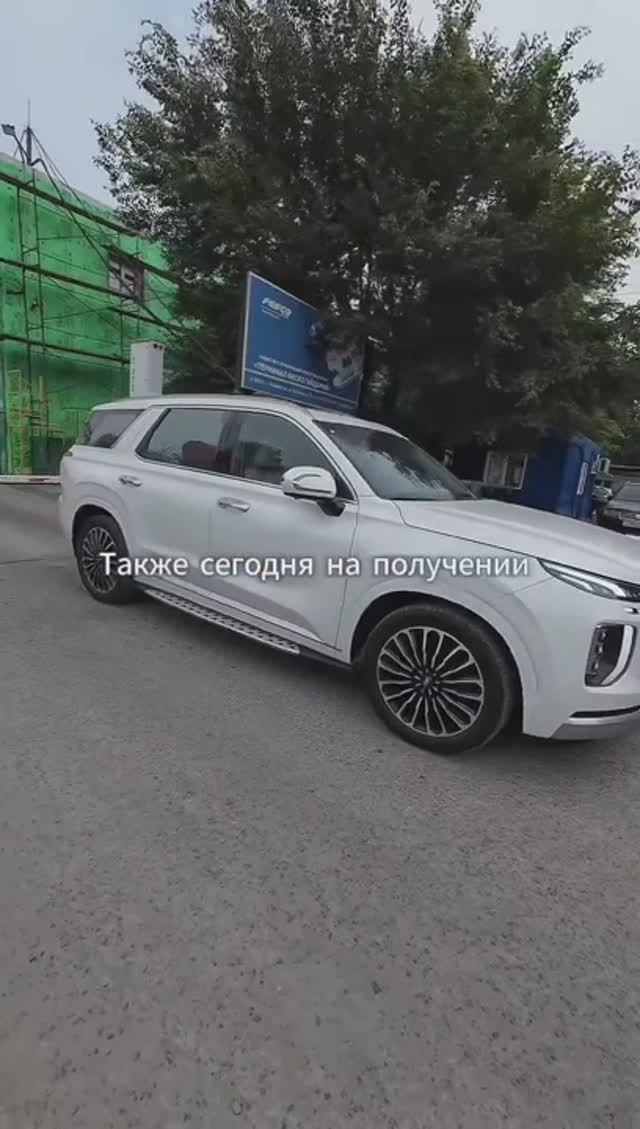 Встретили а/м клиента с Таможни ✅ HYUNDAI PALISADE 2.2D AT 4WD CALLIGRAPHY для Елены из Москвы