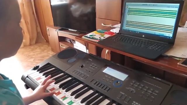 Учимся читать ноты с программой Софт Моцарт,Катя, 7 лет г Чайковский смотреть онлайн