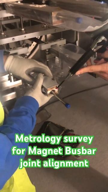 Metrology survey for Feeder busbar joint positioning & alignment #fusionenergy #iter смотреть онлайн