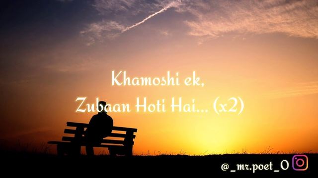 Khamoshi Ek Zubaan | Sad Poetry in Hindi by Charli Mohabe & Vaibhav patil | MR. Poet & Mr.Geek