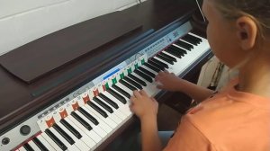 Учимся читать ноты с программой Софт Моцарт, Таня, 10 лет