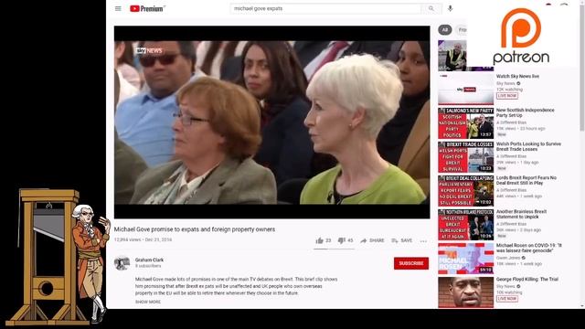 British Expats Thrown Under A Bus By Brexiteers - Boris Johnson and Michael Gove!