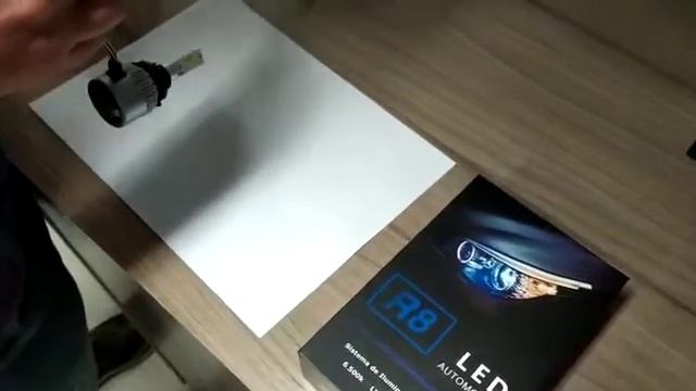 Kit lâmpada led do farol - R8 - H7 12/24V - 6500k - 3000 lumens 36W смотреть онлайн