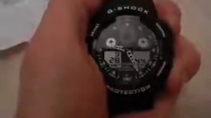 Настройка времени на часах репликах копии Casio G-SHOCK