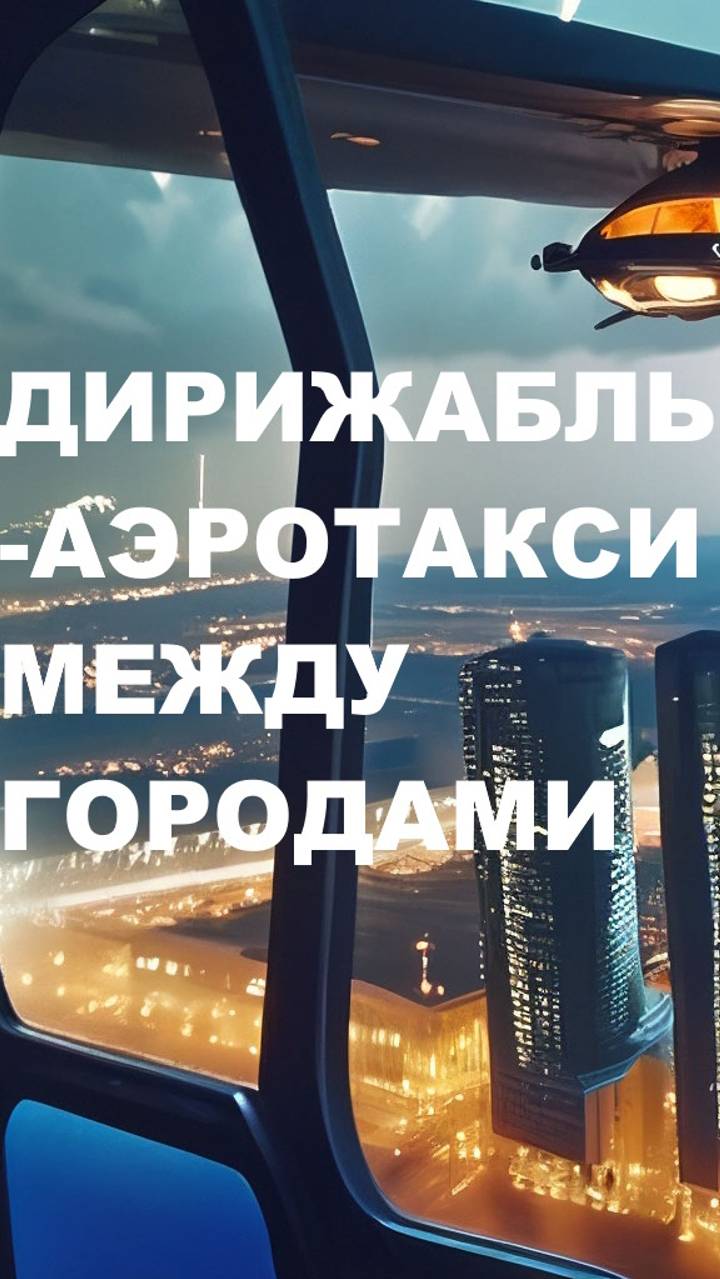 ДИРИЖАБЛЬ-АЭРОТАКСИ МЕЖДУ ГОРОДАМИ