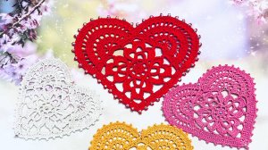 Валентинка крючком мастер-класс