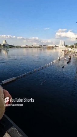ВОТ ТАК ТОПИЛО НАБЕРЕЖНУЮ В ЧЕЛЯБИНСКЕ