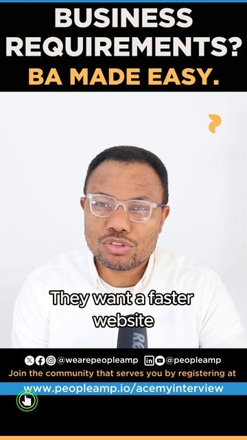 What are Business Requirements? Business Analysis Made Easy in 1 Minute #businessanalysis #shorts