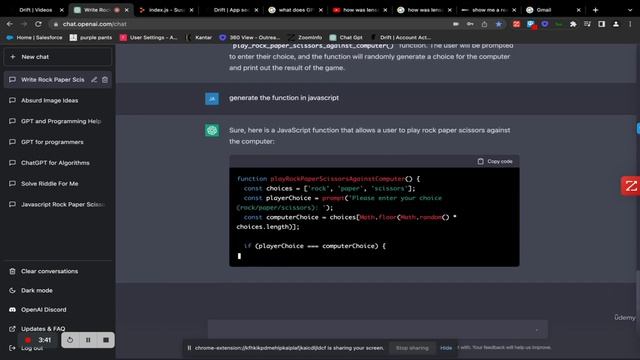 Code Generation with ChatGPT   part 2