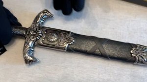 Кинжал Короля Артура в ножнах серебро, King Arthur's dagger silver finish, Denix 4139/NQ