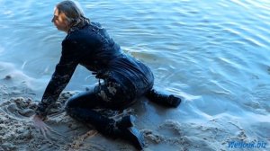 Wetlook 2020 | Wetlook long coat | Wetlook leather boots