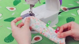 DIY Scruchies in Burrito Method with KPCB Mini Sewing Machine