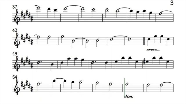 Once Upon A Time in the West Alto Sax Sheet Music Backing Track Play Along Partitura_480p_MUX