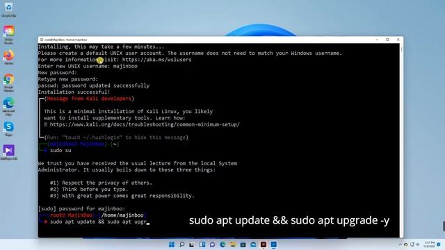 Cài đặt KALI Linux trên Windows 11 | WSL2 смотреть онлайн