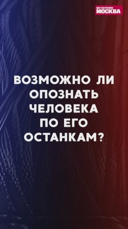 Возможно ли опознать человека по его останкам? // Полицейский с Петровки