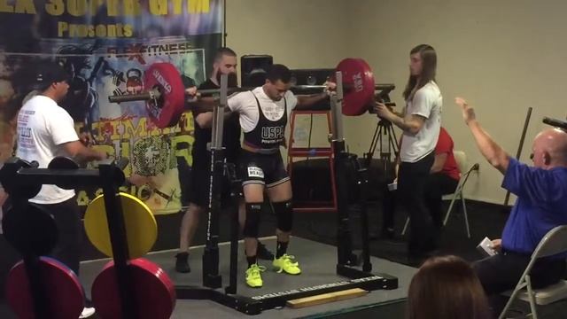 USPA Ultimate Warrior Classic 402 Squat Opener