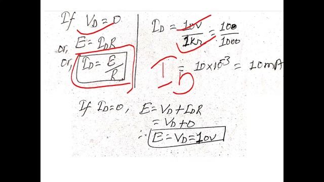 Lec_42 || Numerical problem of Load line Analysis || load line Analysis of diode