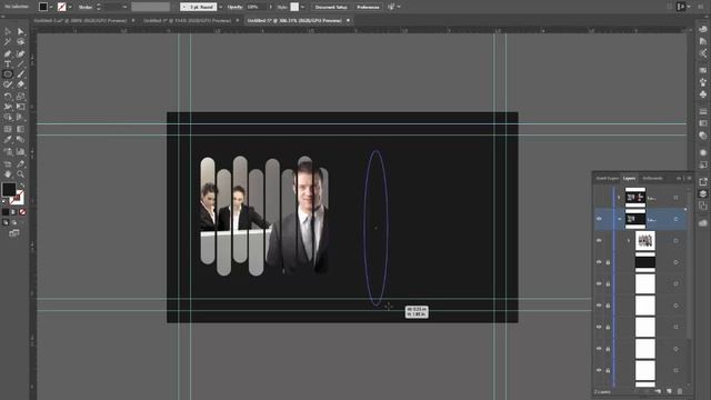 Elegant Corporate black Business Card Print Ready - adobe Illustrator CC Tutorial