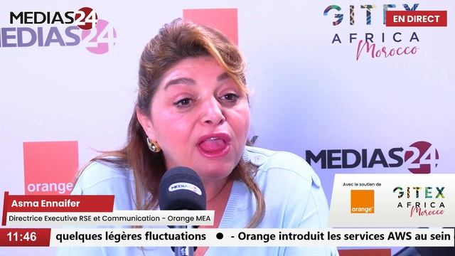 Gitex Africa 2024. Interview d'Asma Ennaifer, Directrice Exécutive RSE et Communication - Orange ME