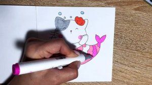 Кошечка русалочка