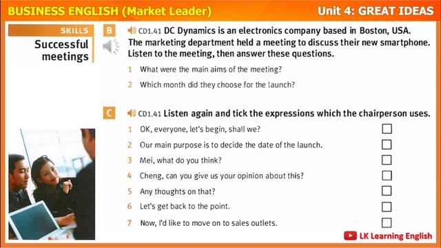 Market Leader Pre-intermediate | Unit 4: GREAT IDEAS | English for Business | Tiếng Anh Thương Mại смотреть онлайн