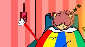 Друзья малыша Соника! Уложи малышку ЭМИ в постель спать! Sonic The Hedgehog 3 АНИМАЦИЯ