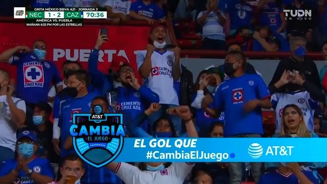 ¡GOOL! ¡Santi Giménez anota el segundo! Necaxa 1-2 Cruz Azul | Grita México BBVA AP2021 - J3 | TUD смотреть онлайн