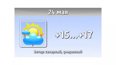 Погода 24 мая