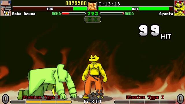 Ultra Fight Da ! Kyanta 2 Arcade Mode: Robo Azuma смотреть онлайн