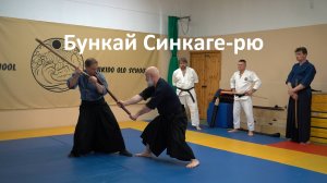 Бункай элементов форм Синкаге-рю с использованием доспеха и без него. Востросаблин Александр.
